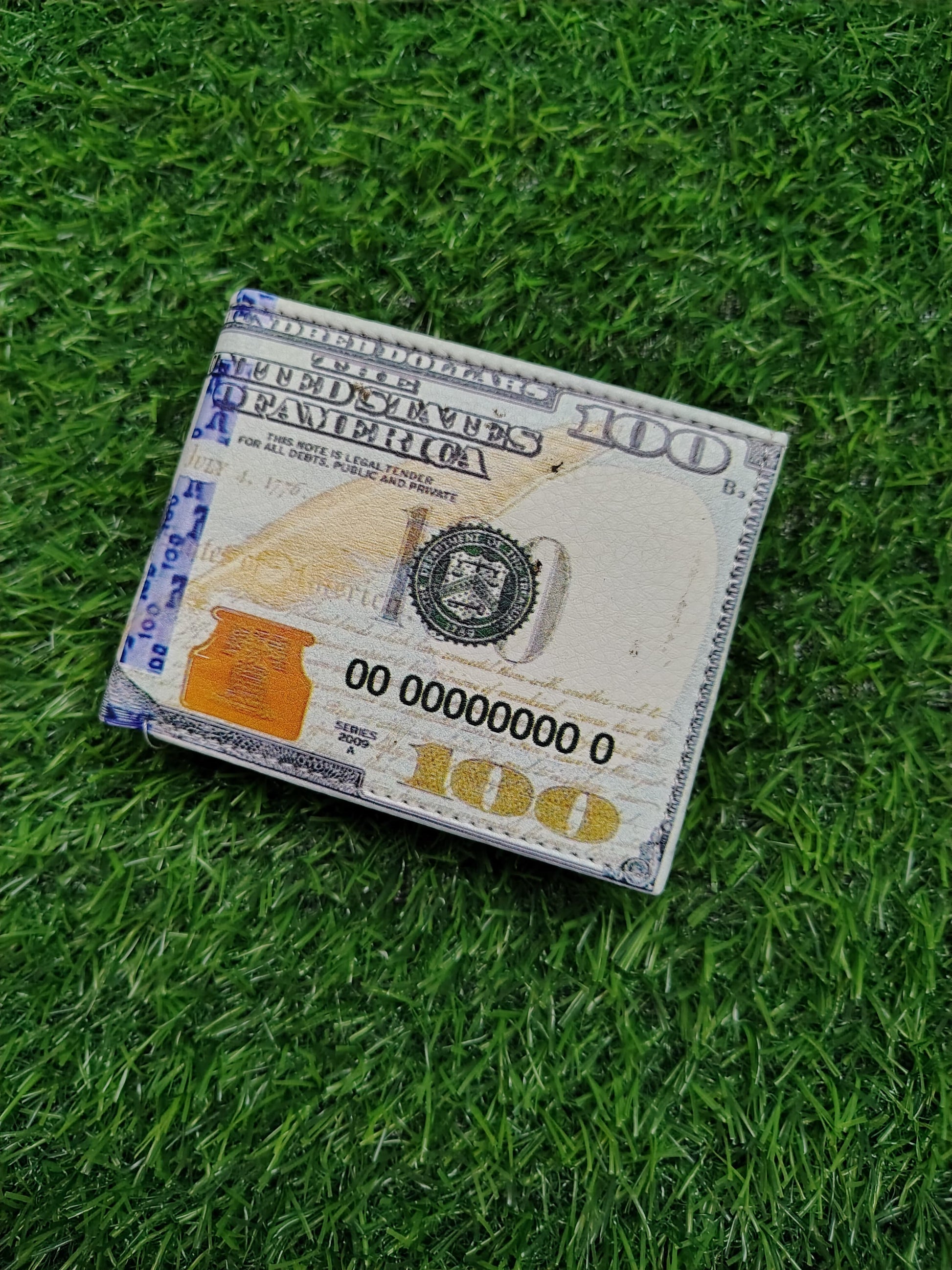 100 Dollar Print Bifold Wallet