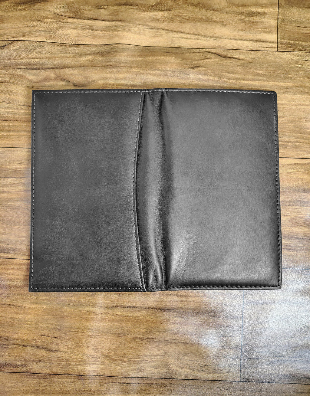 Slim Checkbook Cover with Pen Holder