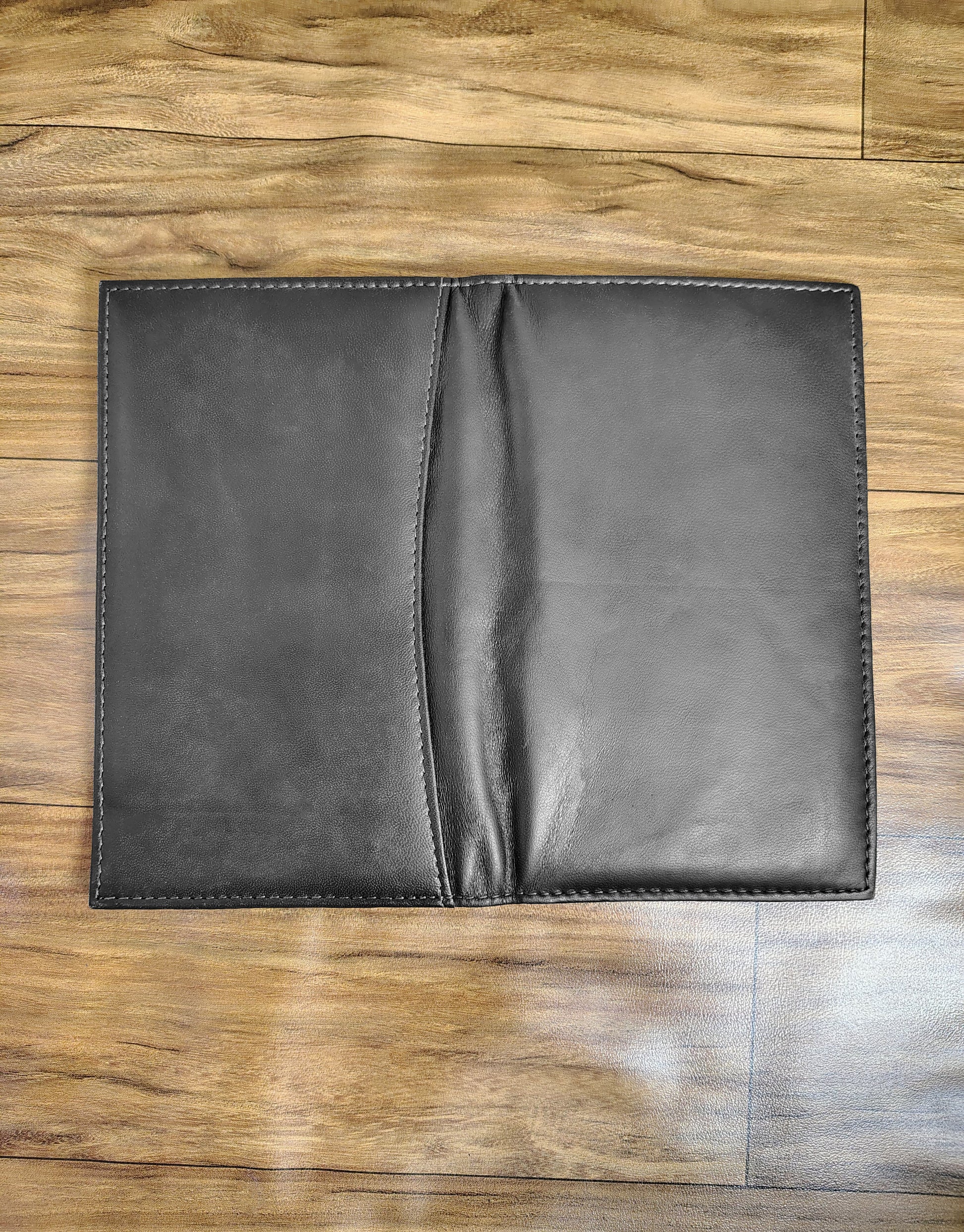 Slim Checkbook Cover with Pen Holder