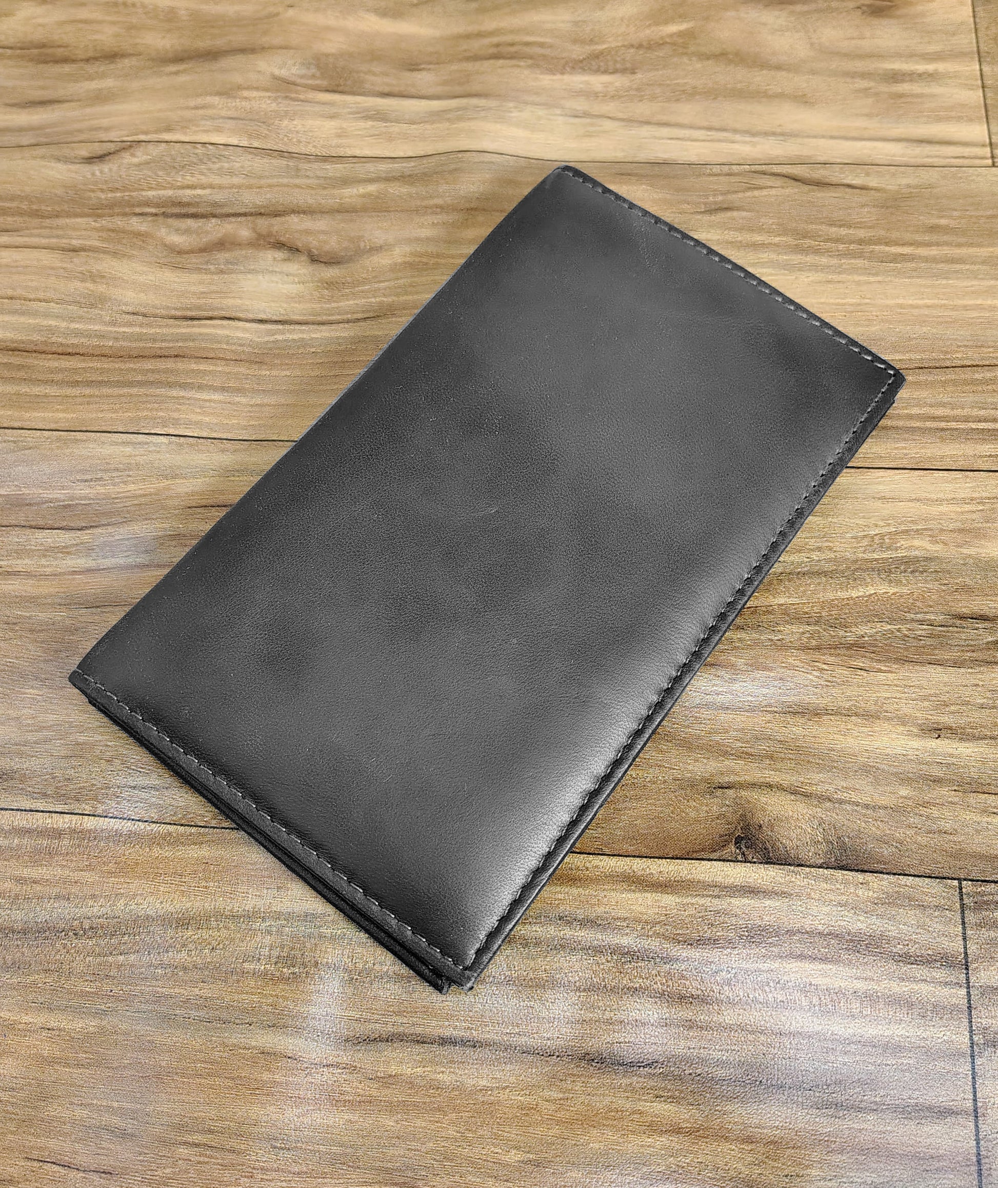 Slim Checkbook Cover with Pen Holder