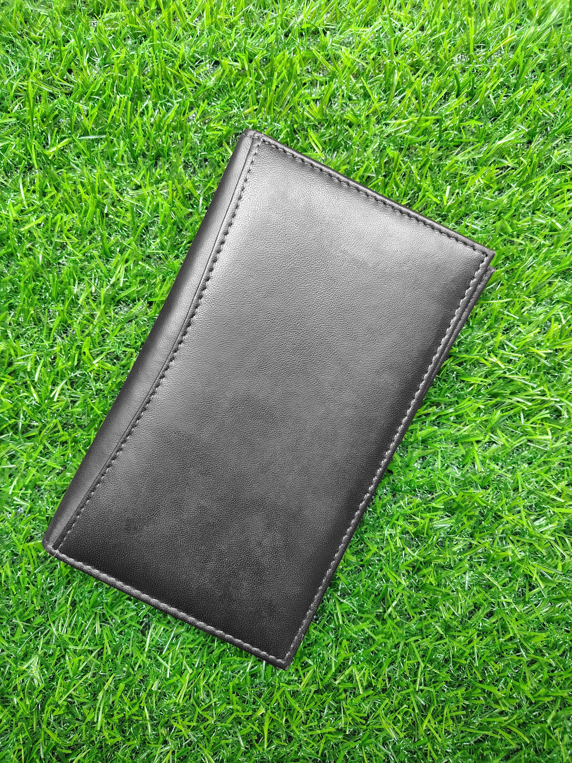 Slim Checkbook Cover with Pen Holder