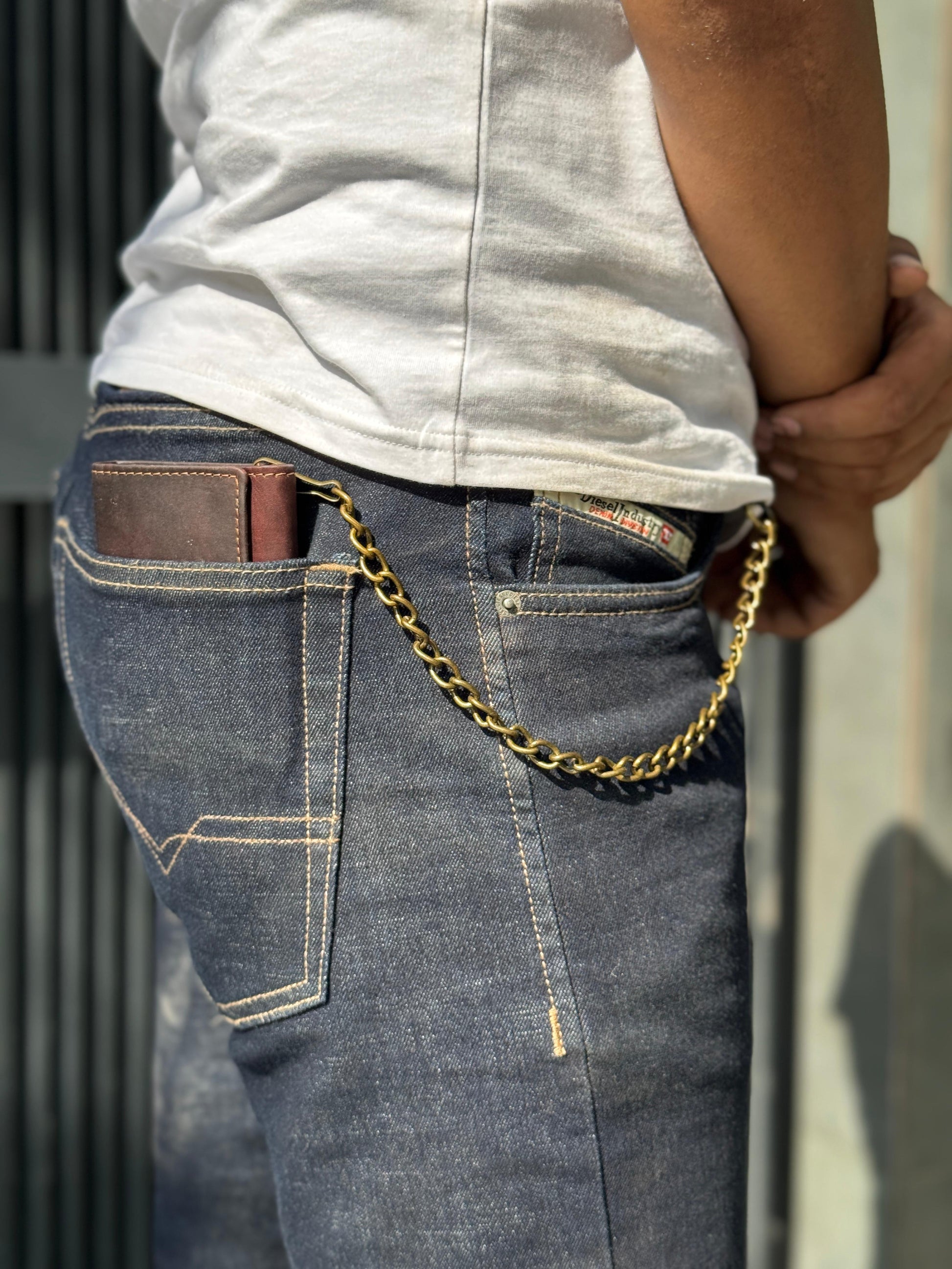Trifold Vintage Biker Wallet