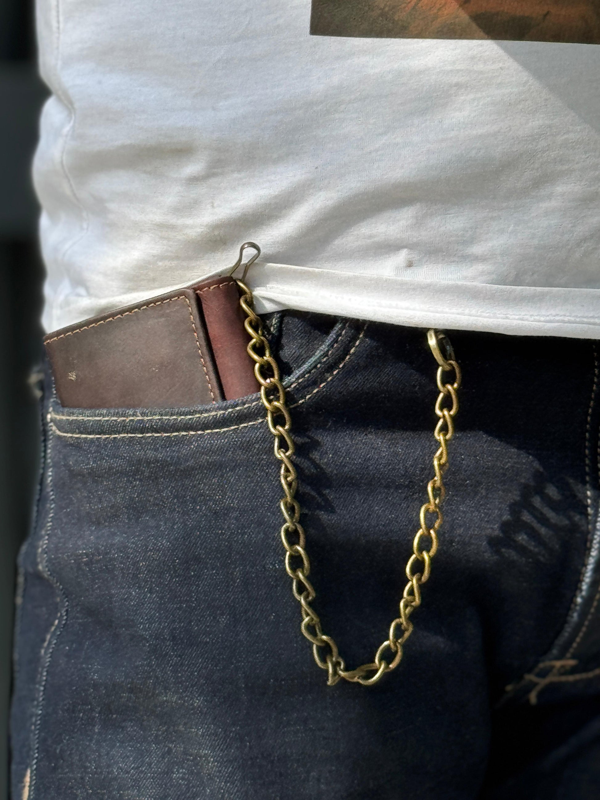 Trifold Vintage Biker Wallet