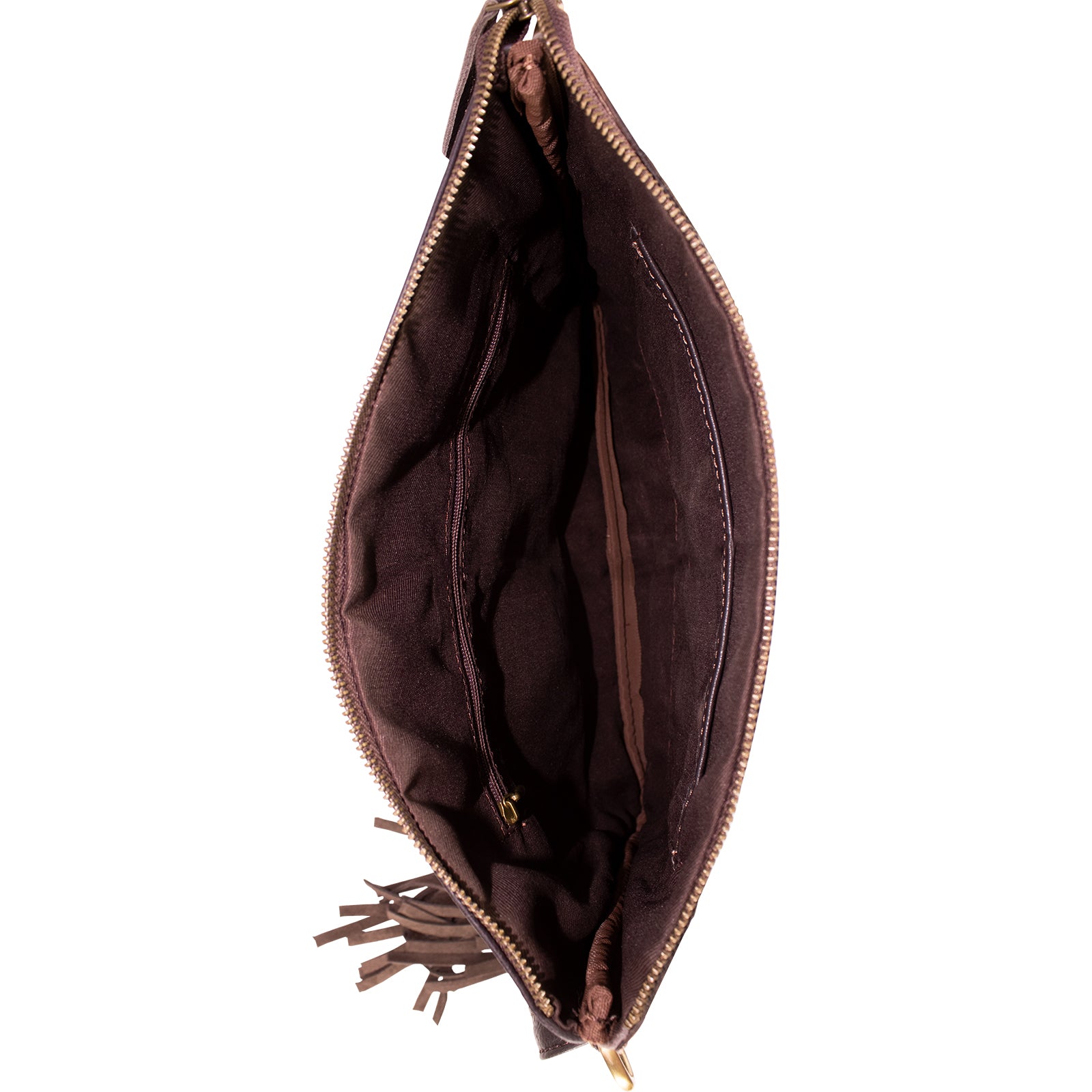 Classic Western Hand Tooled Shoulder Bag