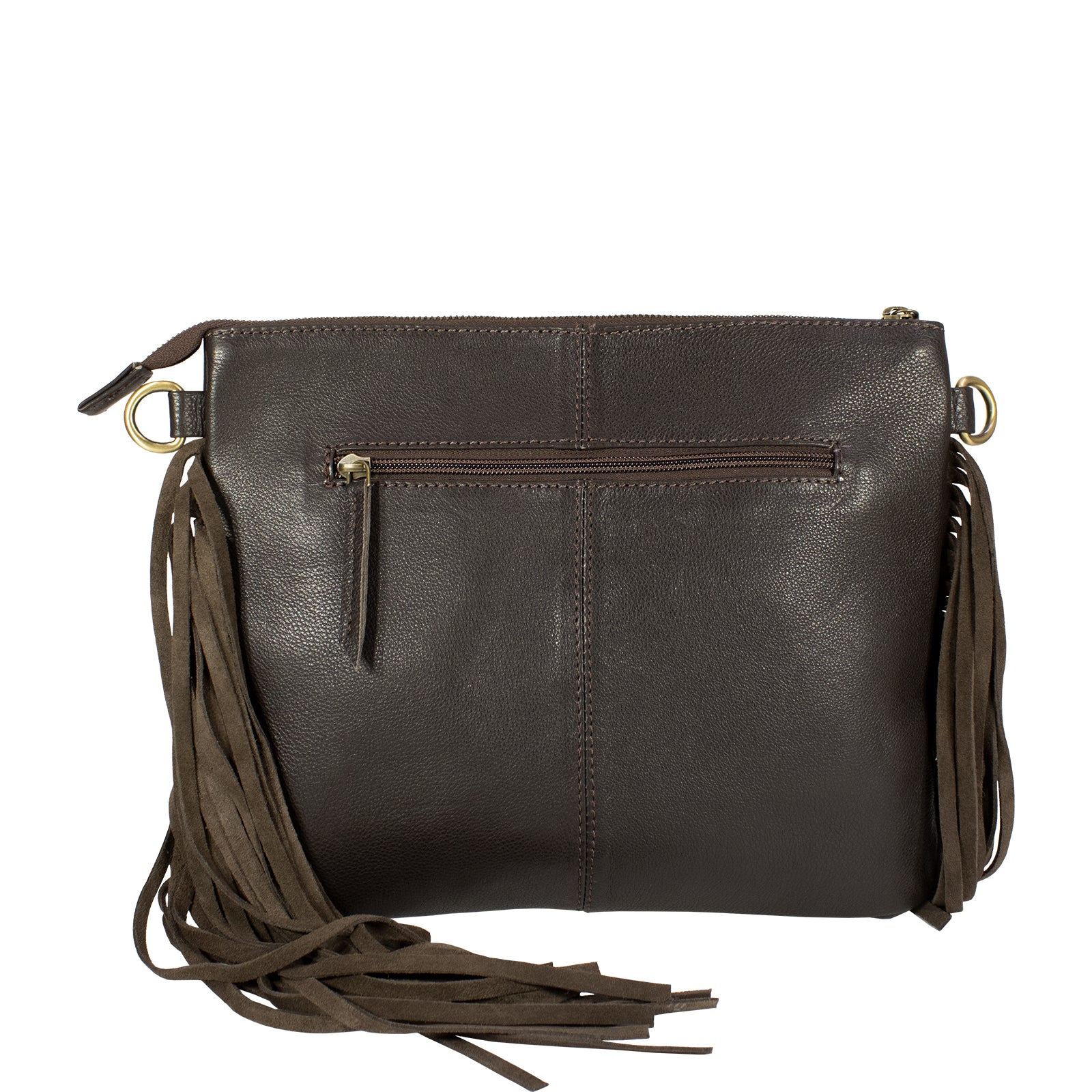 Classic Western Hand Tooled Shoulder Bag
