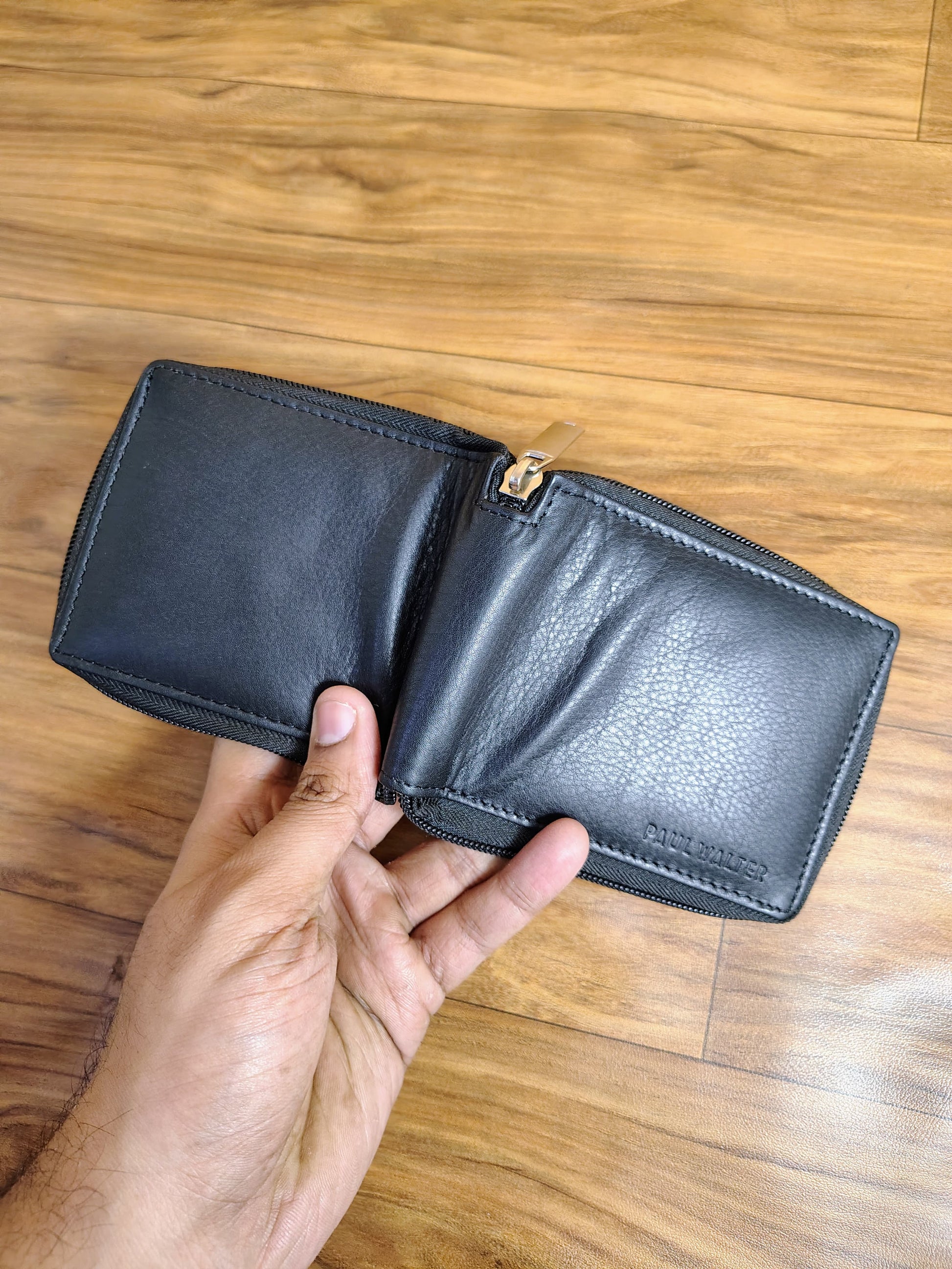 Zipper Wallet with Flap