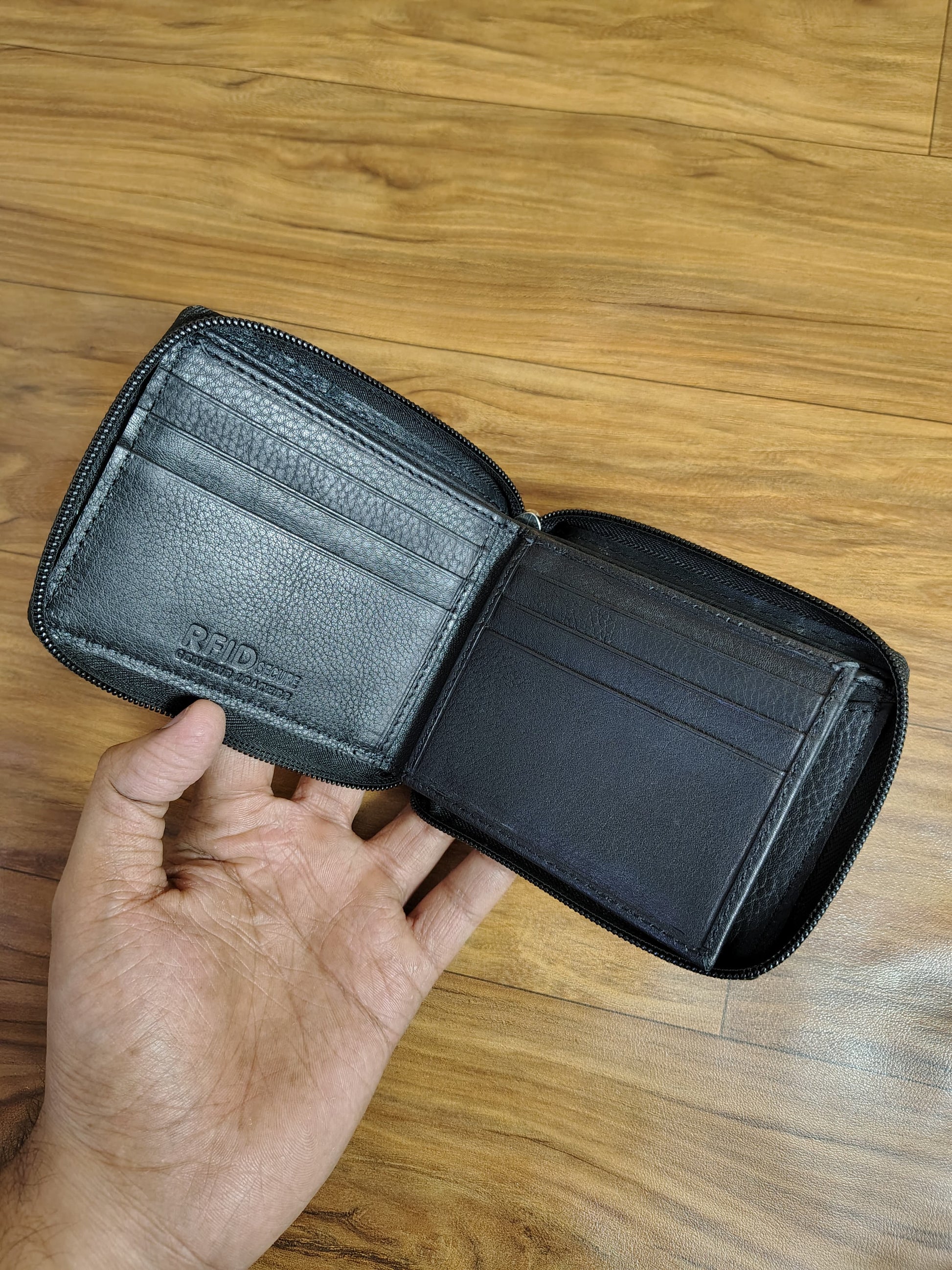 Zipper Wallet with Flap