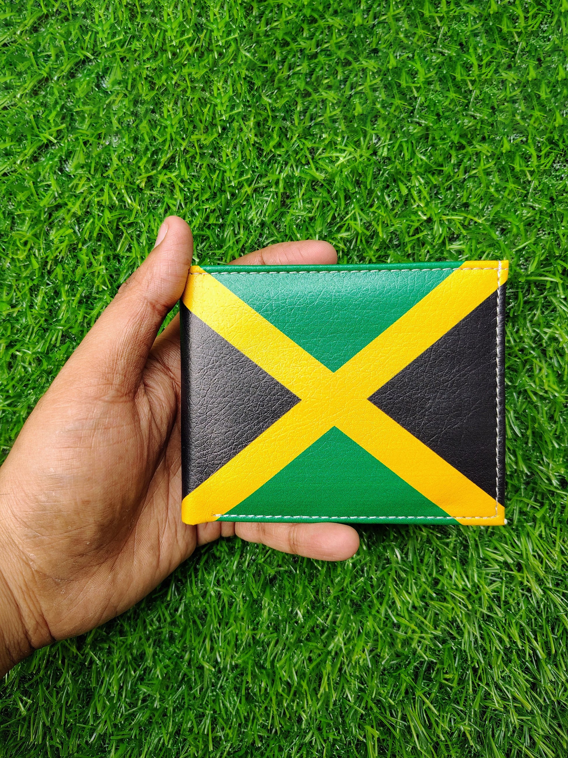 Jamaica Flag (N.P) Print Bifold Wallet