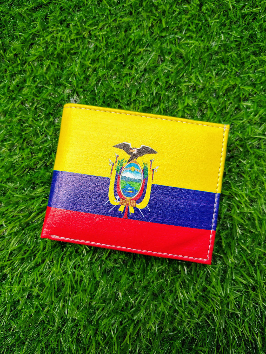 Ecuador Flag Print Bifold Wallet