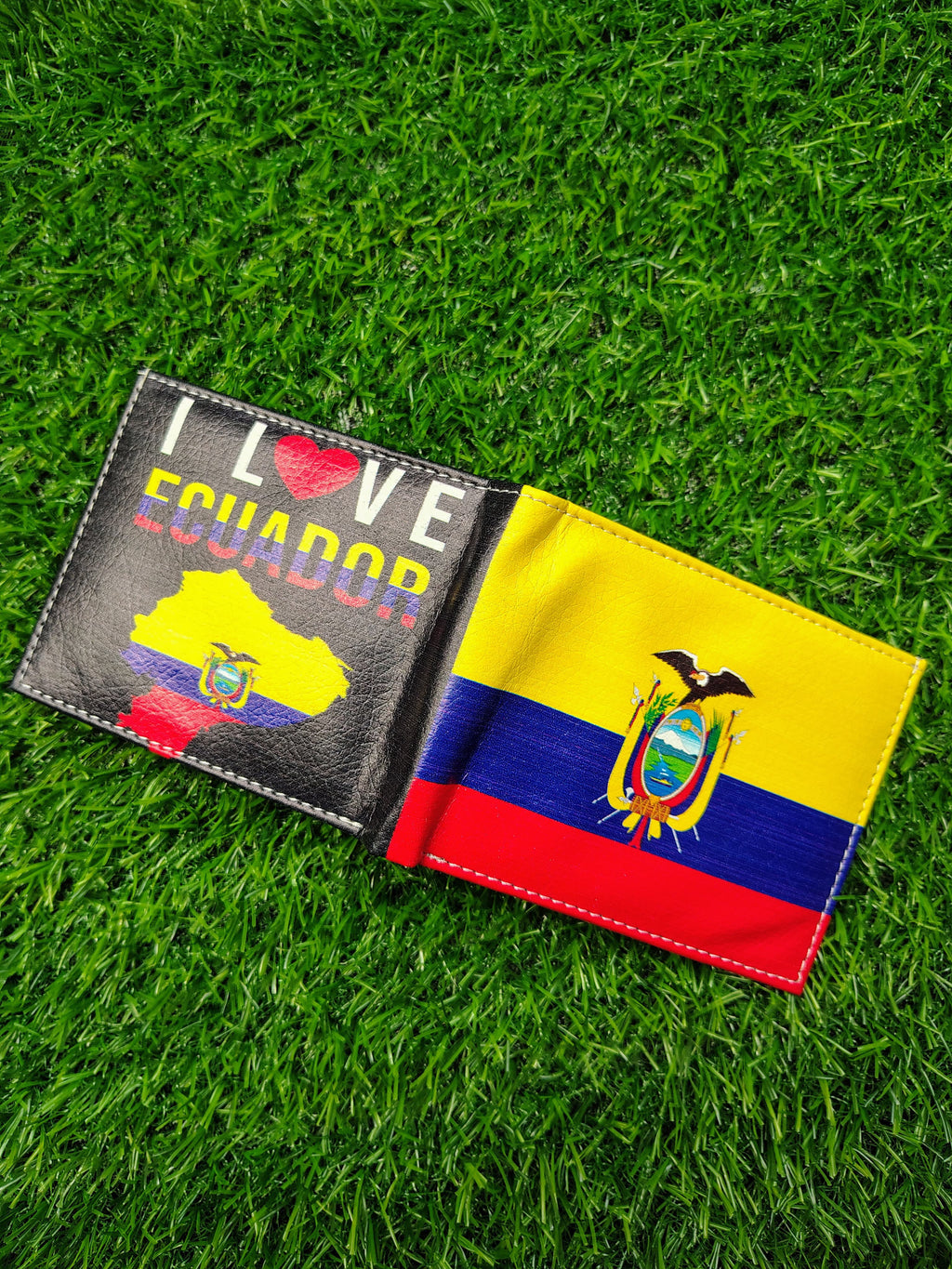 Ecuador Flag Print Bifold Wallet
