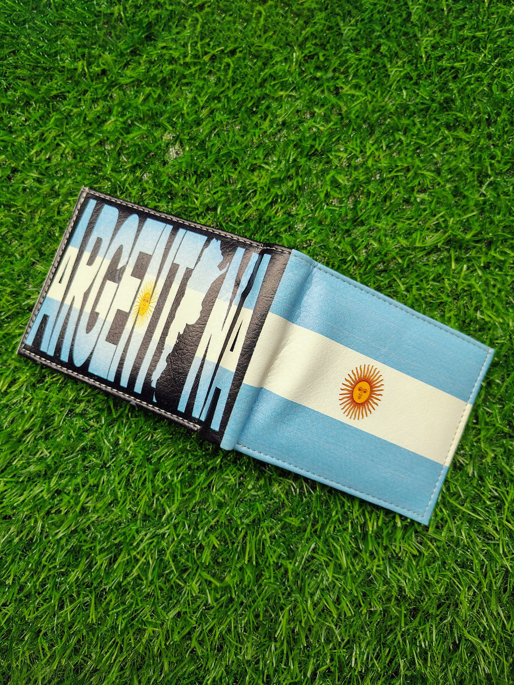 Argentina Flag Print Bifold Wallet