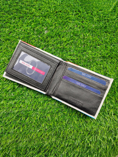 American & Guatemala Flag Print Bifold Wallet
