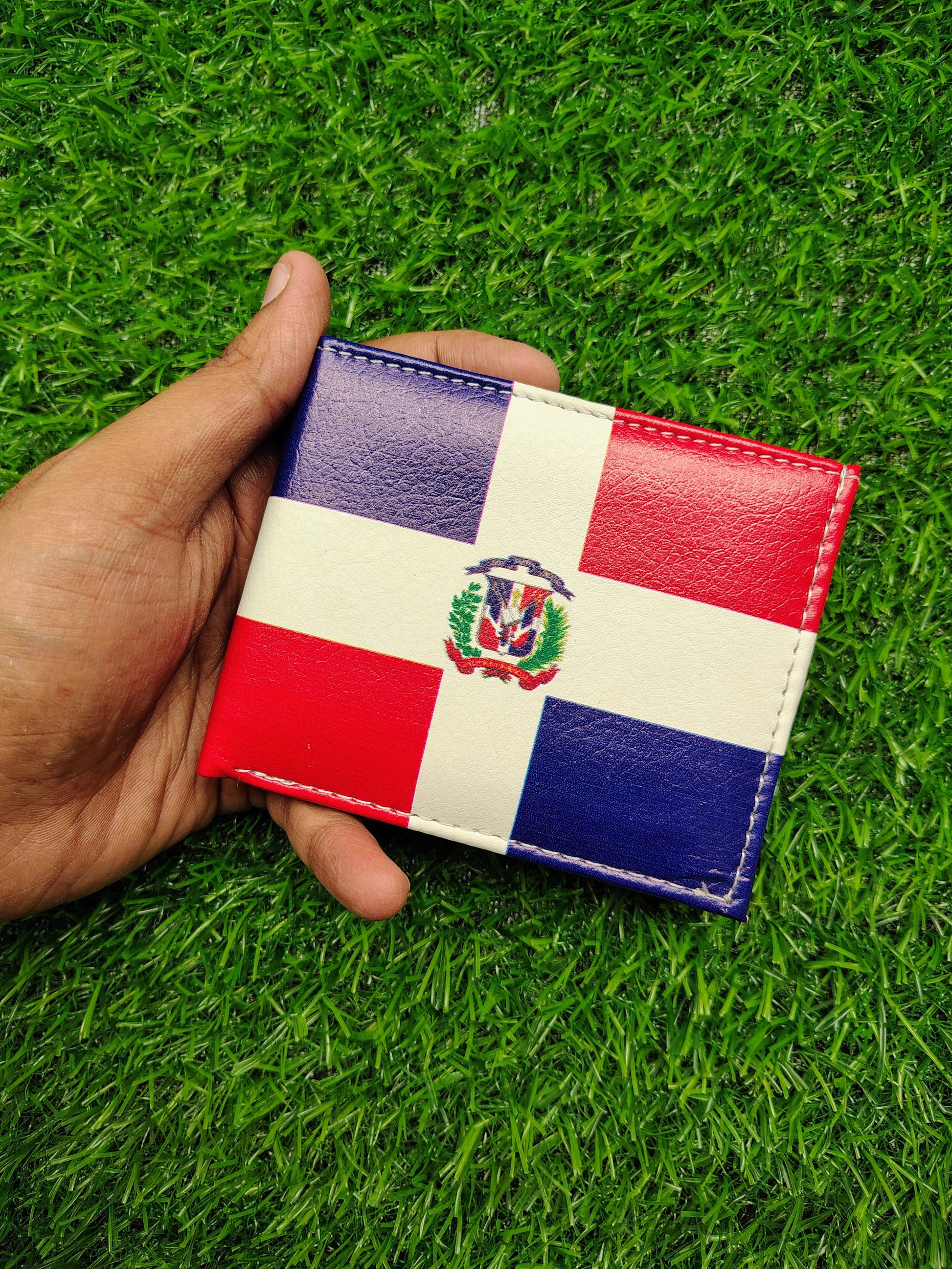 Dominican Republic Flag Print Bifold Wallet