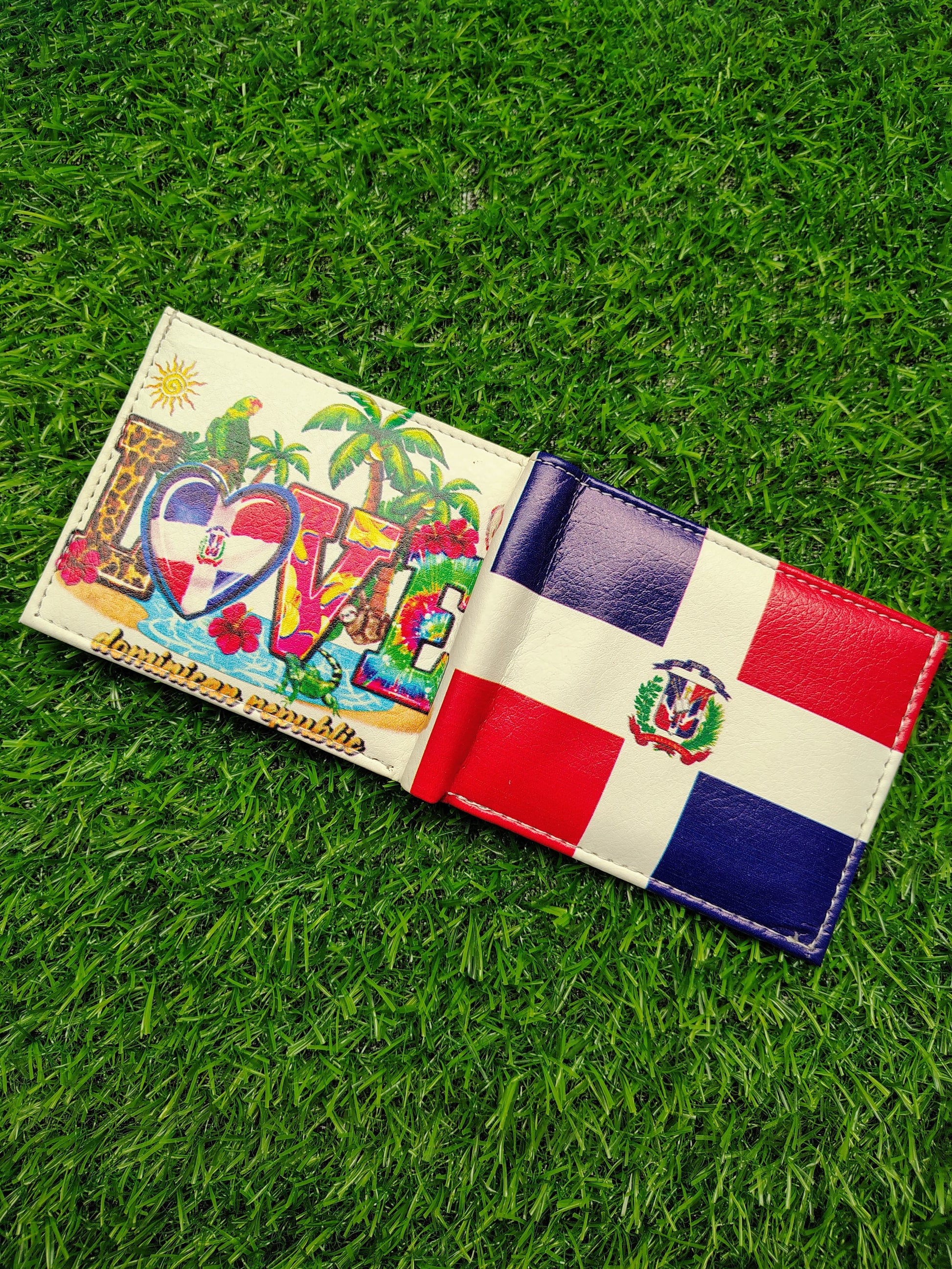 Dominican Republic Flag Print Bifold Wallet