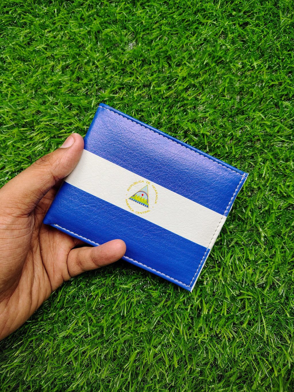 Nicaragua Flag Print Bifold Wallet