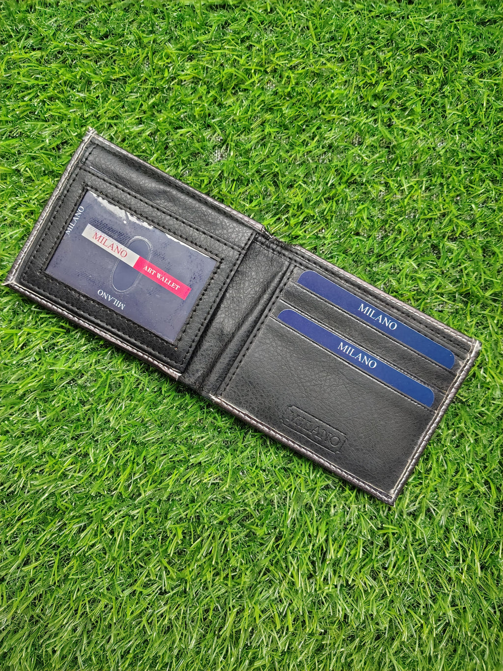 Three Skulls Print Bifold Wallet