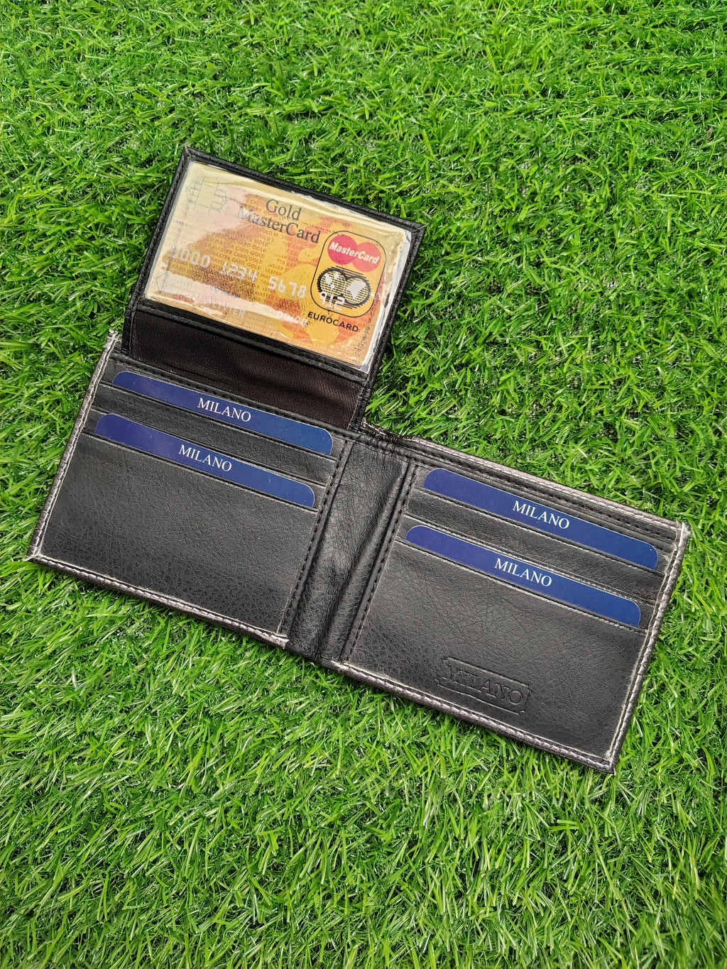 Three Skulls Print Bifold Wallet