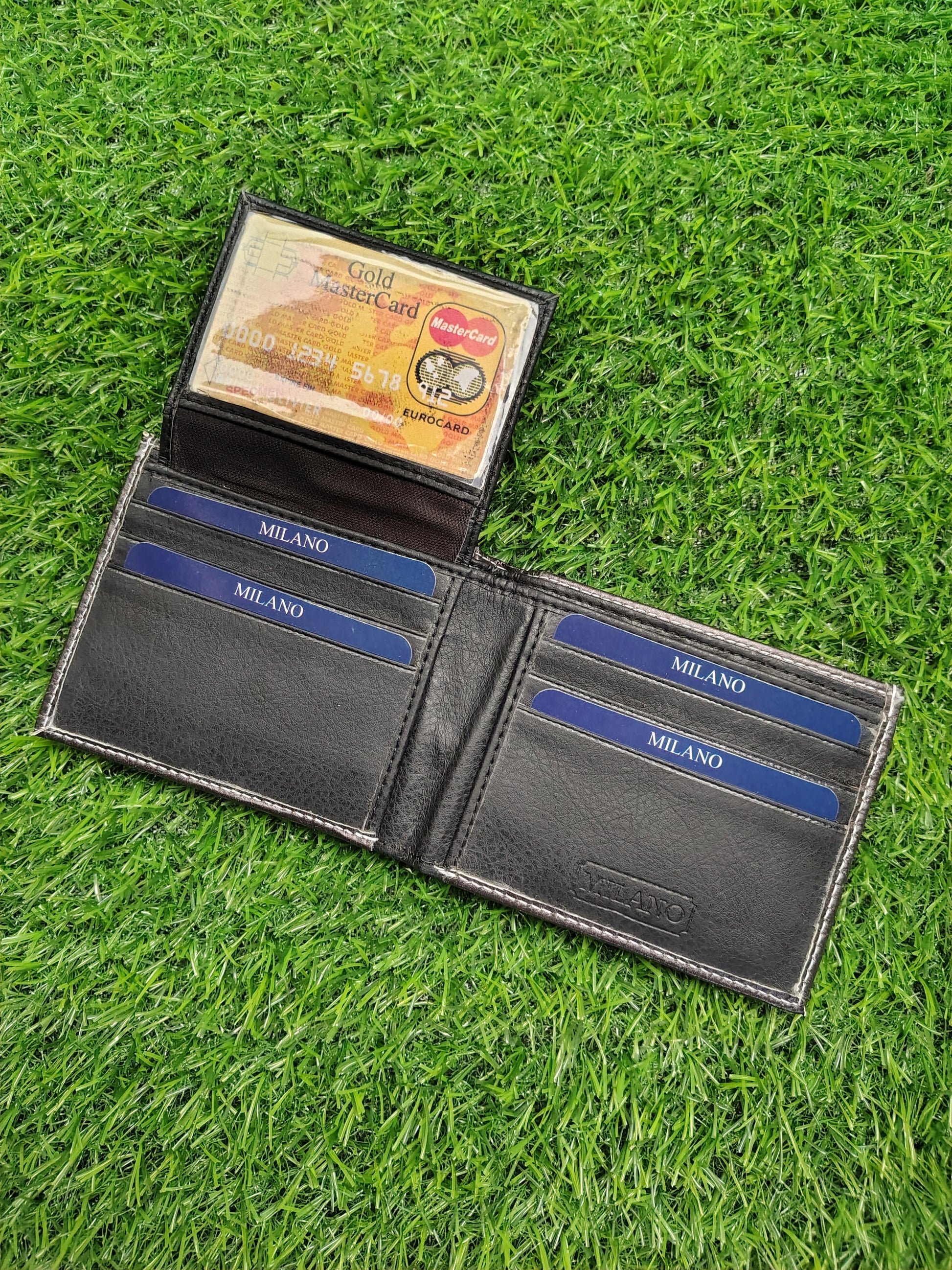 Three Skulls Print Bifold Wallet