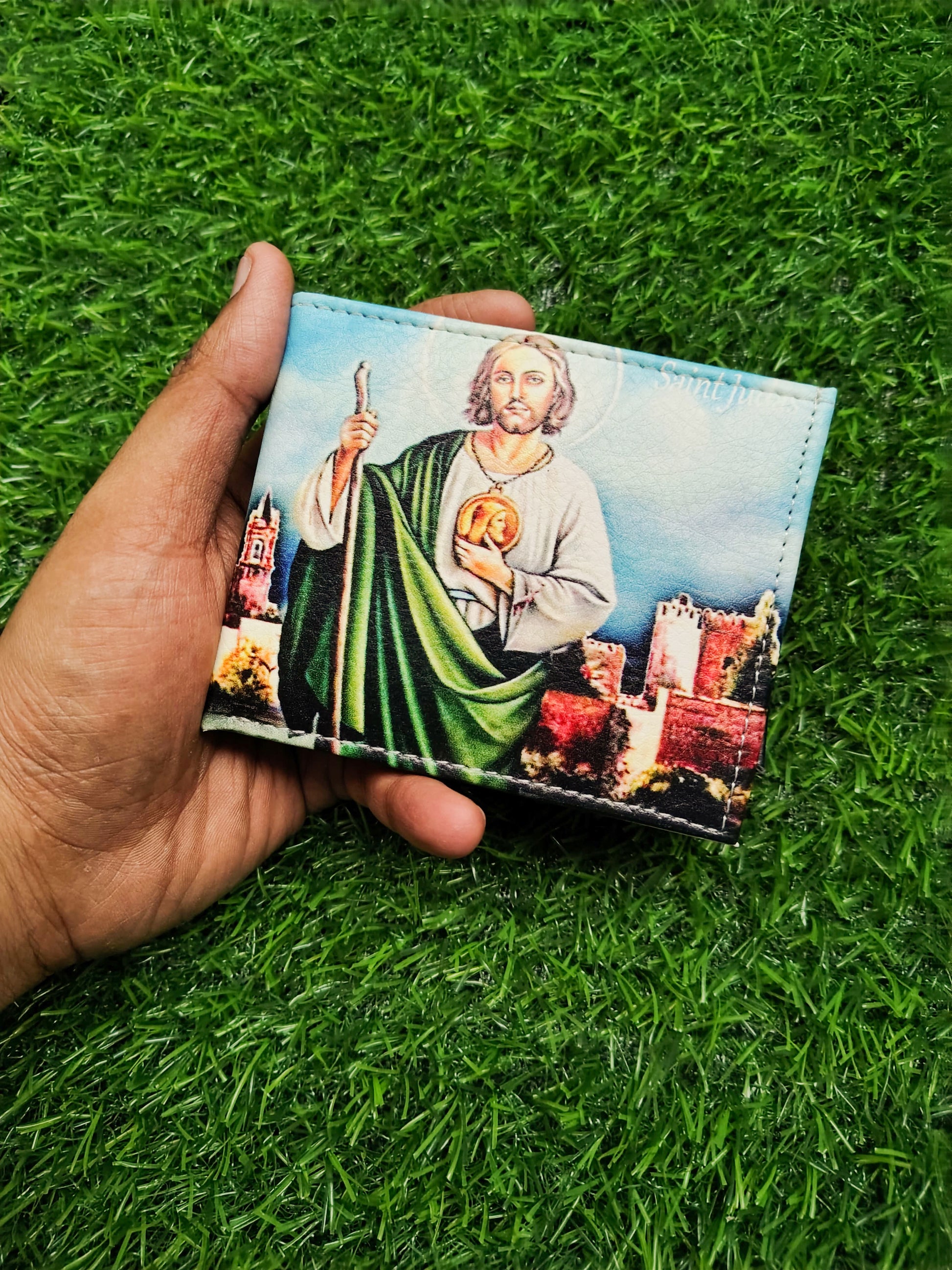 Saint Judas Print Bifold Wallet