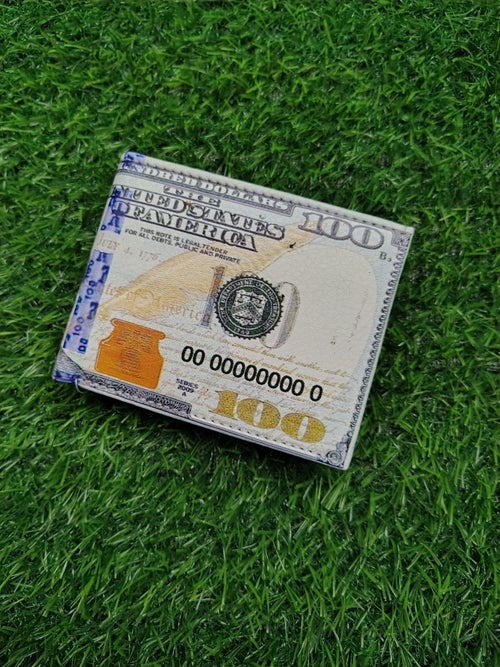 100 Dollar Print Bifold Wallet