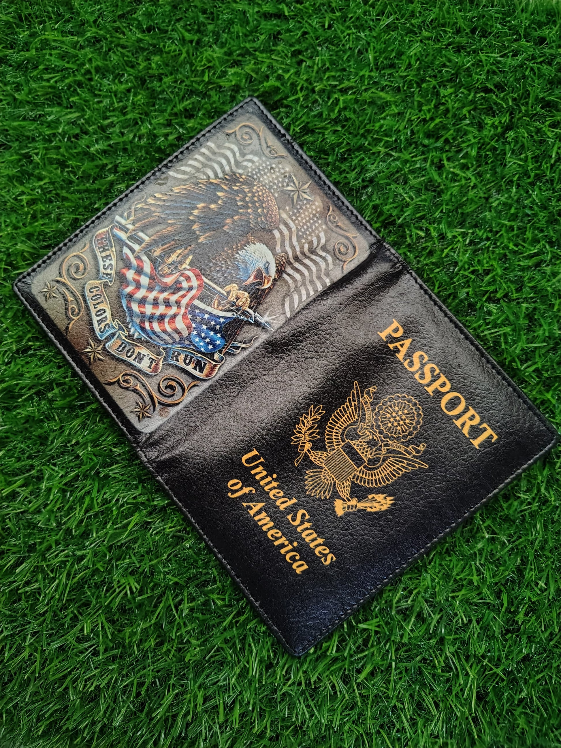 USA Eagle Printed Passport Cover