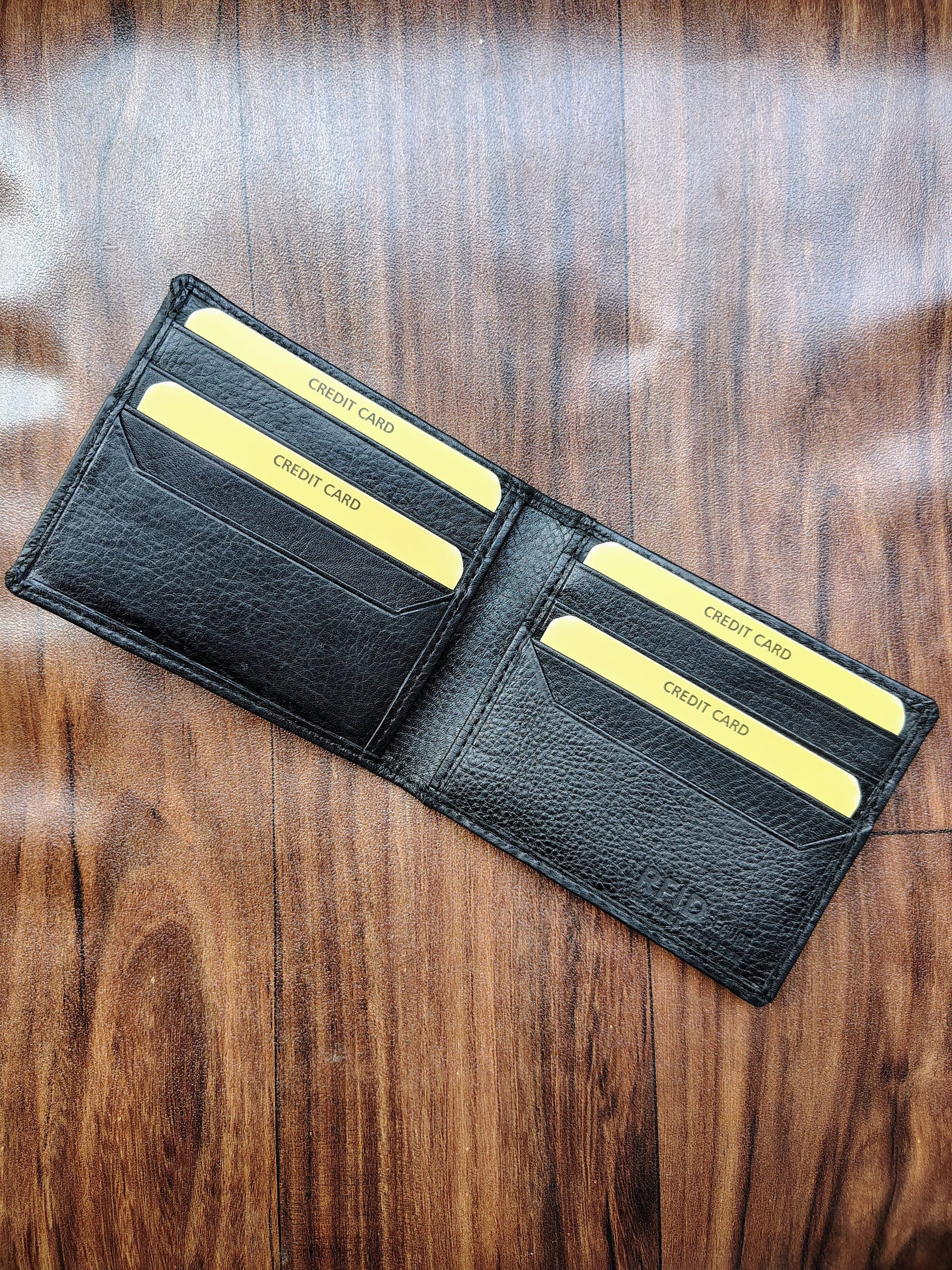 Bifold Money Clip Wallet with Bill Holder