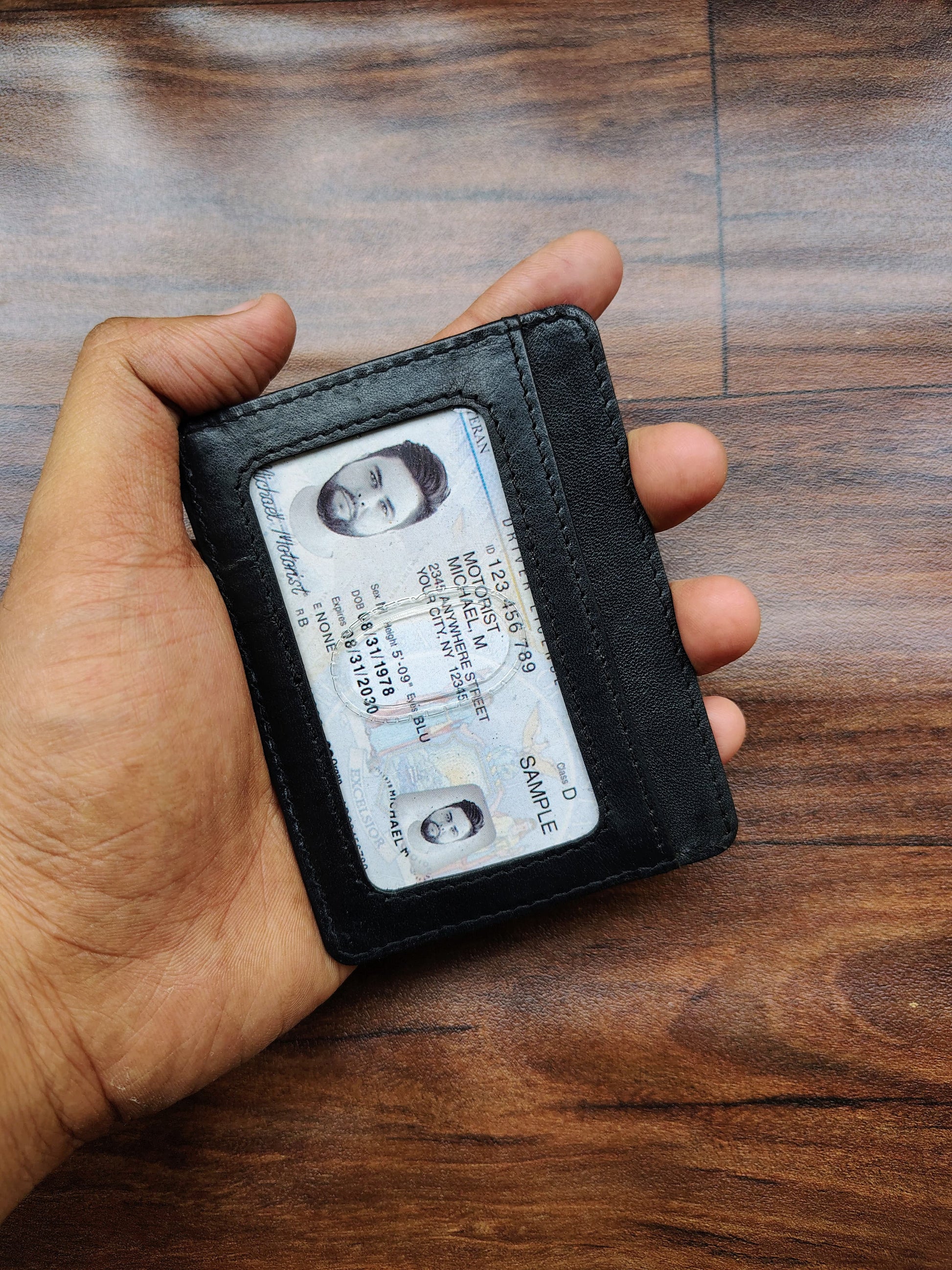 Large Money Clip with Card Holder