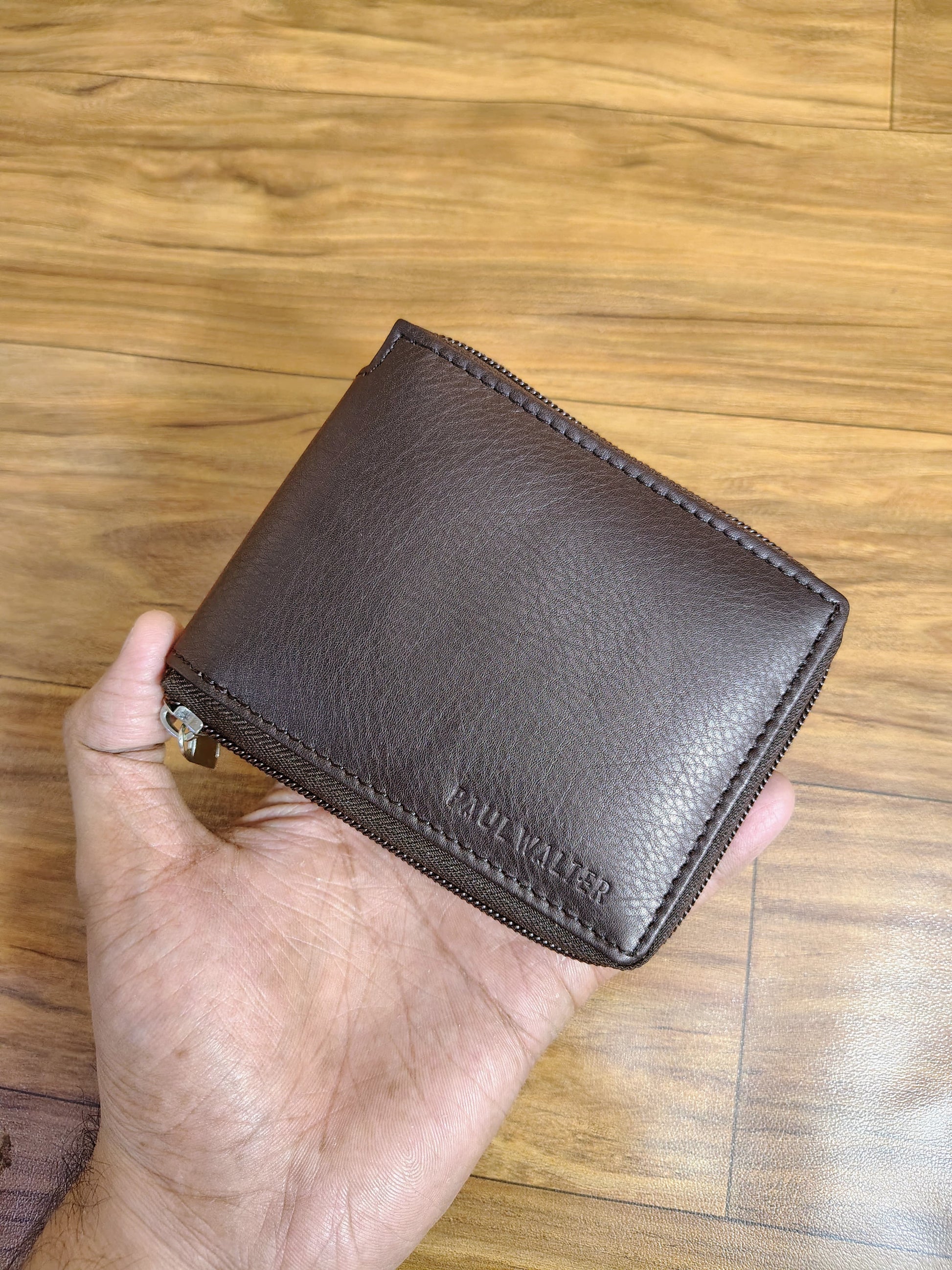 Zipper Wallet with Flap